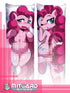 FANART MY LITTLE PONY Pinkie Pie Body pillow case dakimakura - 50cmx150cm / Soft Satin / 2 Sides Printed - 1